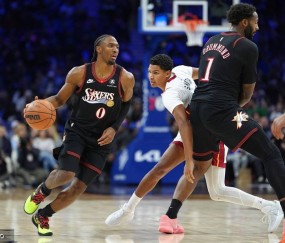 鲍威尔32分马克西空砍27分 热火擒76人4连胜